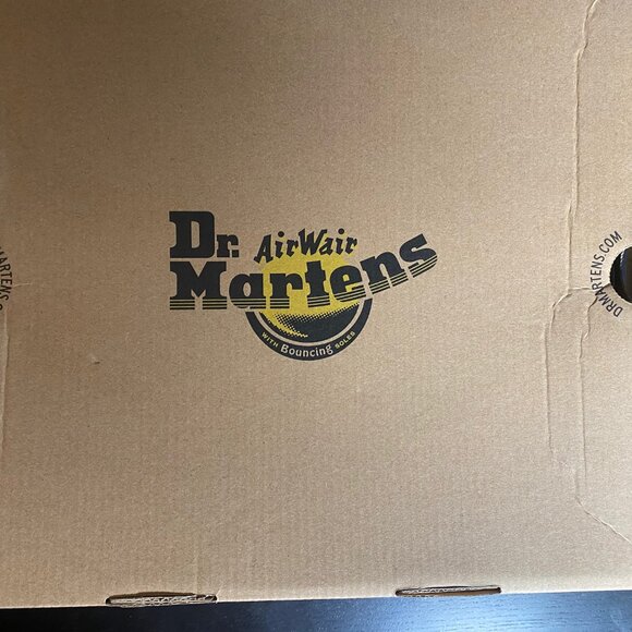 NWT 10 Dr. Martens 1460 Serena Nickel Grey Faux Fur Lined Nubuck Leather Boot - Picture 6 of 6